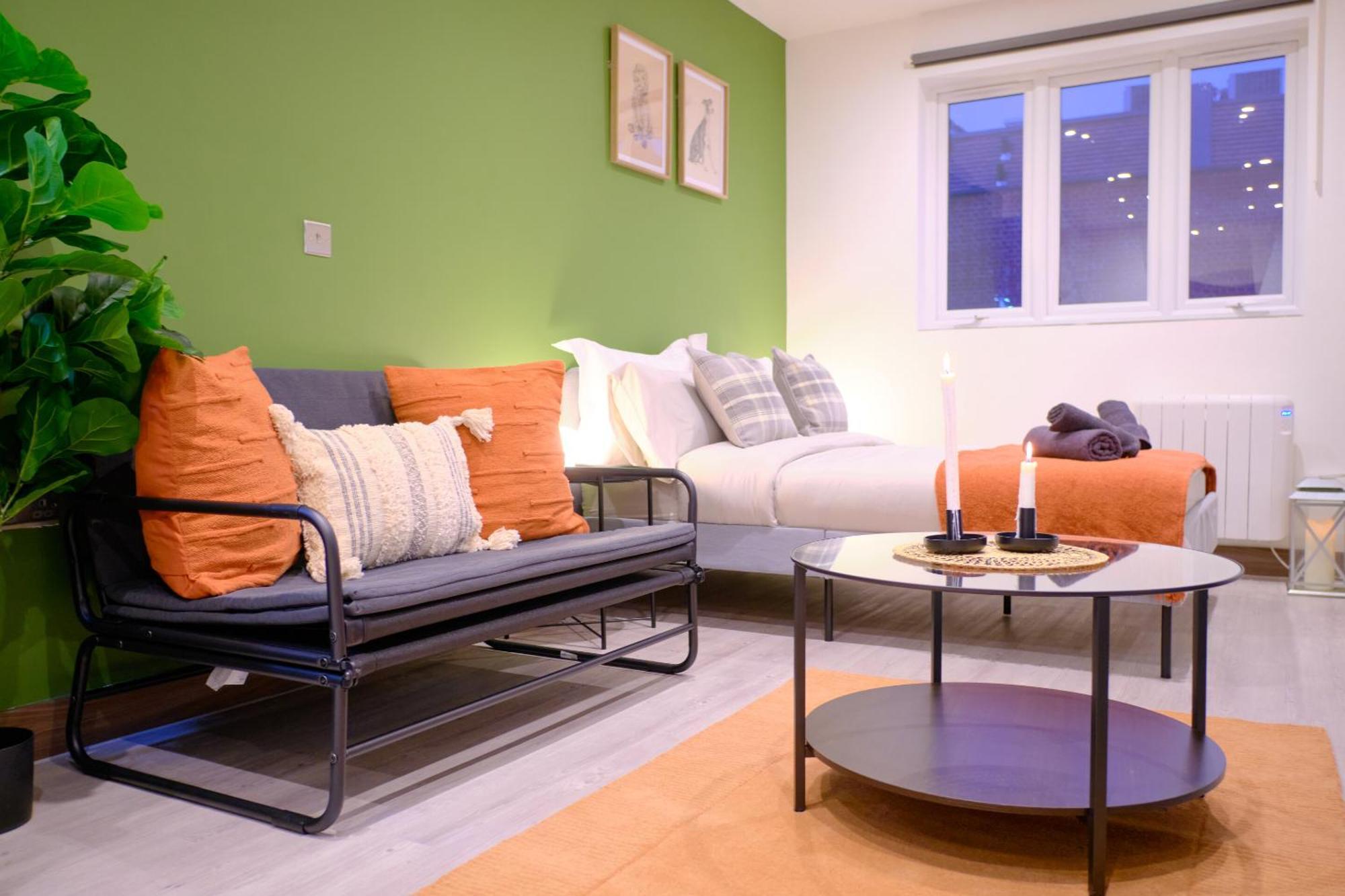 Goldersgreen Apartments By Sleepy London Rum bild