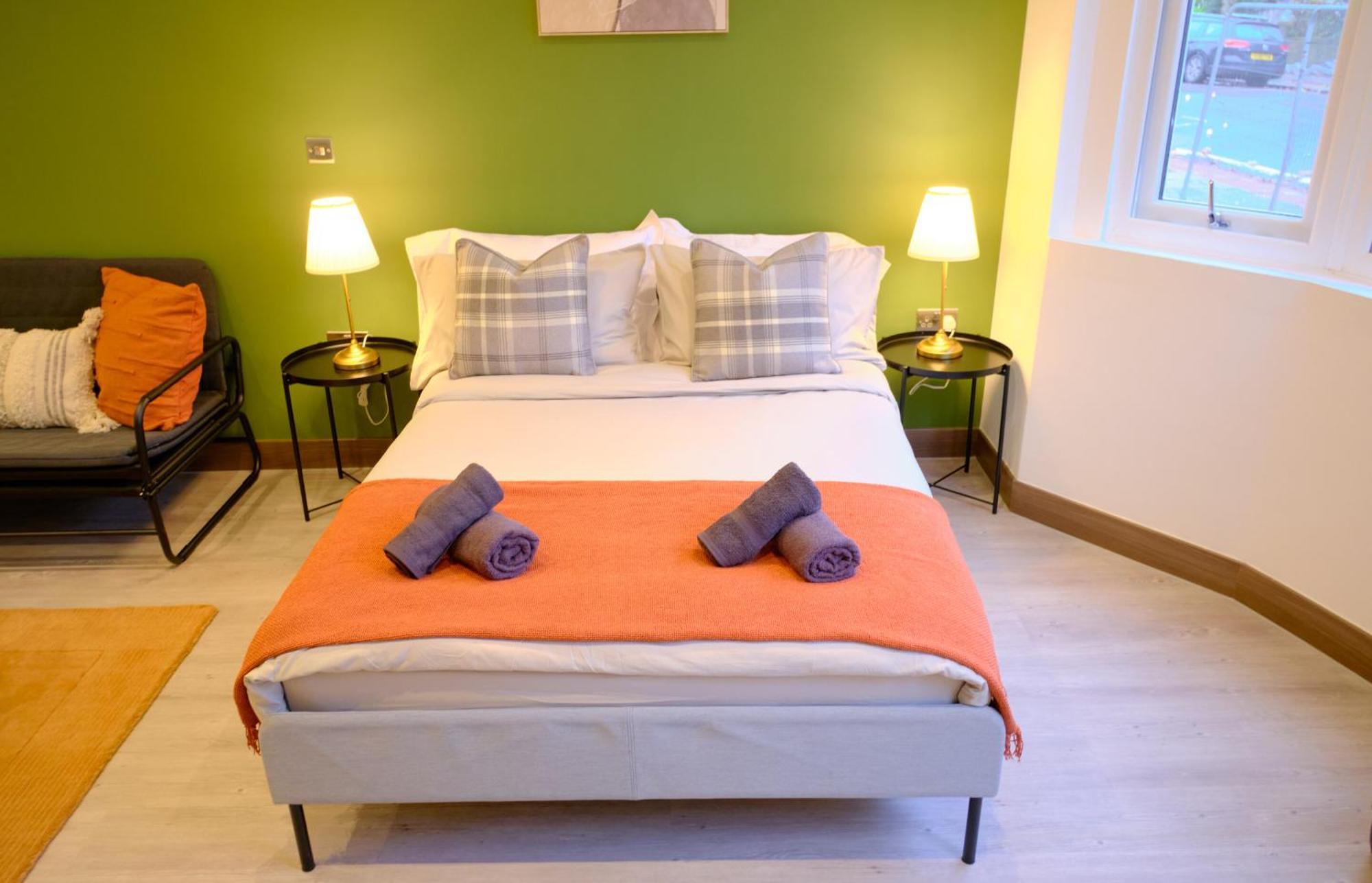 Goldersgreen Apartments By Sleepy London Rum bild