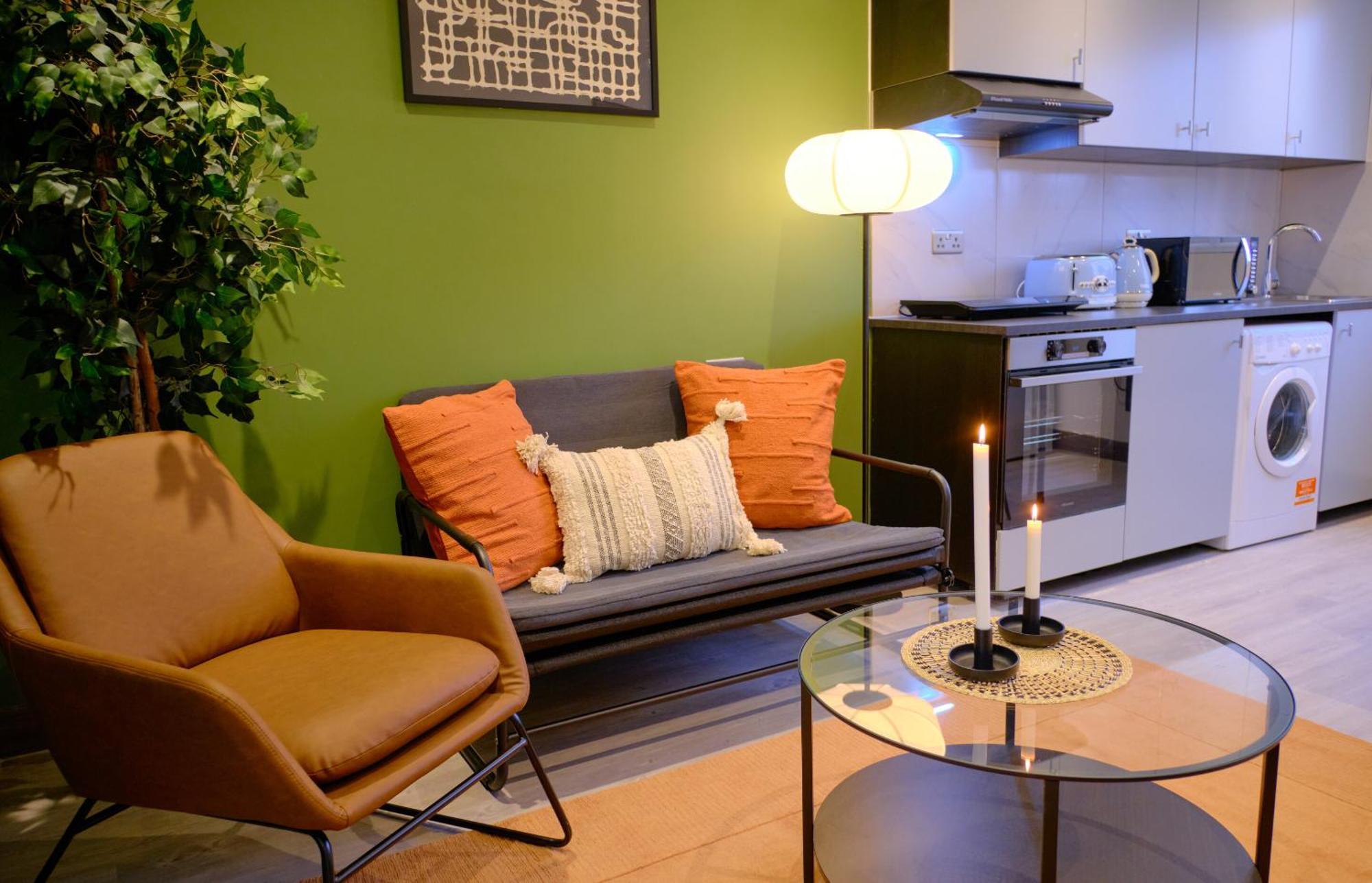 Goldersgreen Apartments By Sleepy London Rum bild