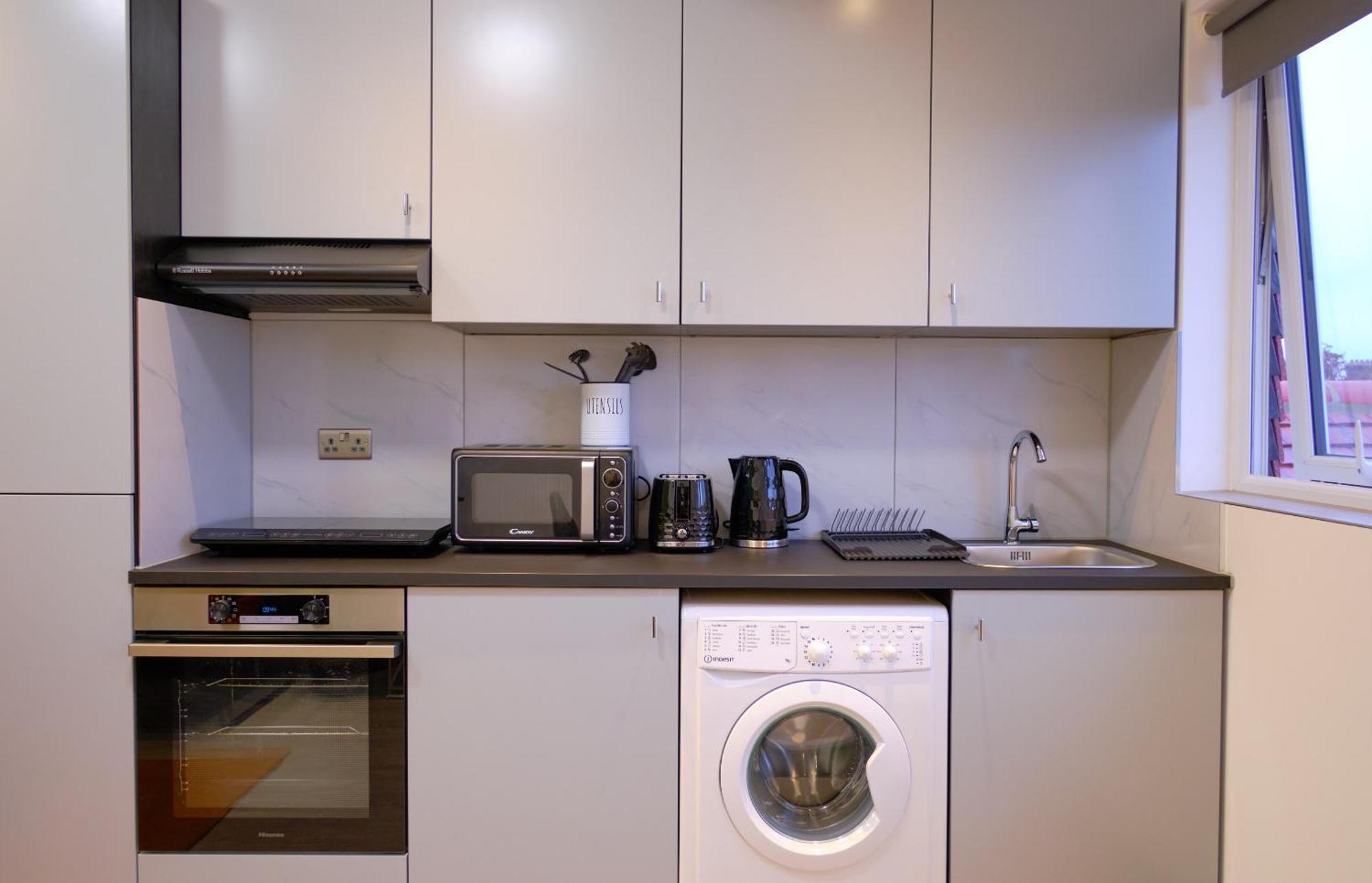 Goldersgreen Apartments By Sleepy London Rum bild