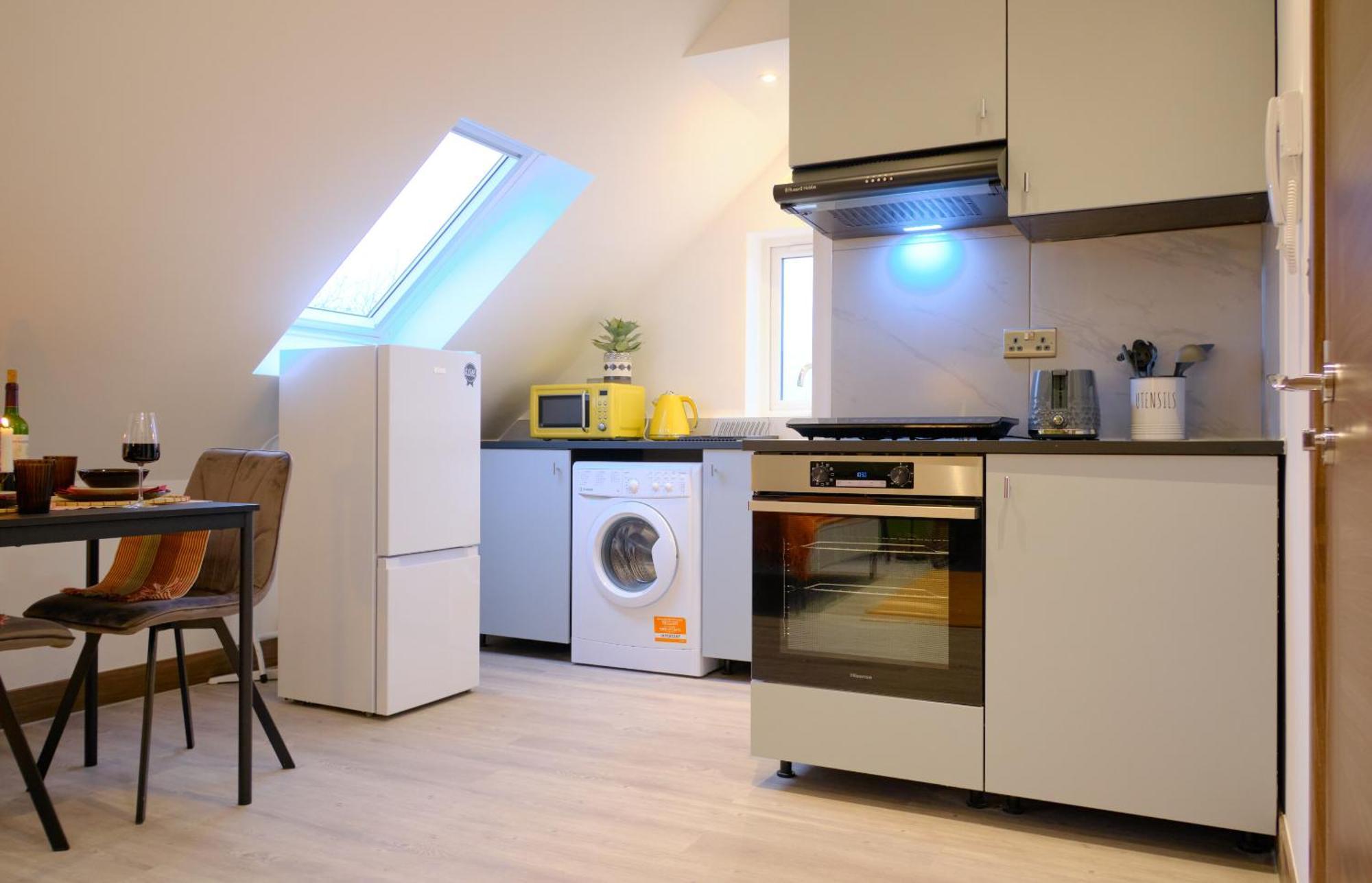 Goldersgreen Apartments By Sleepy London Rum bild