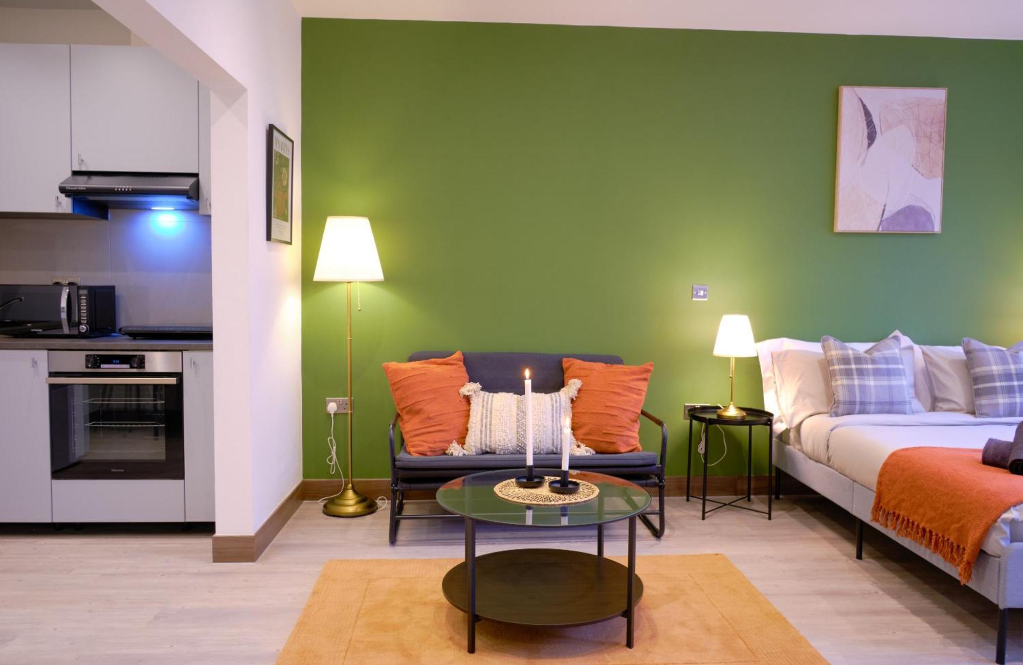 Goldersgreen Apartments By Sleepy London Rum bild
