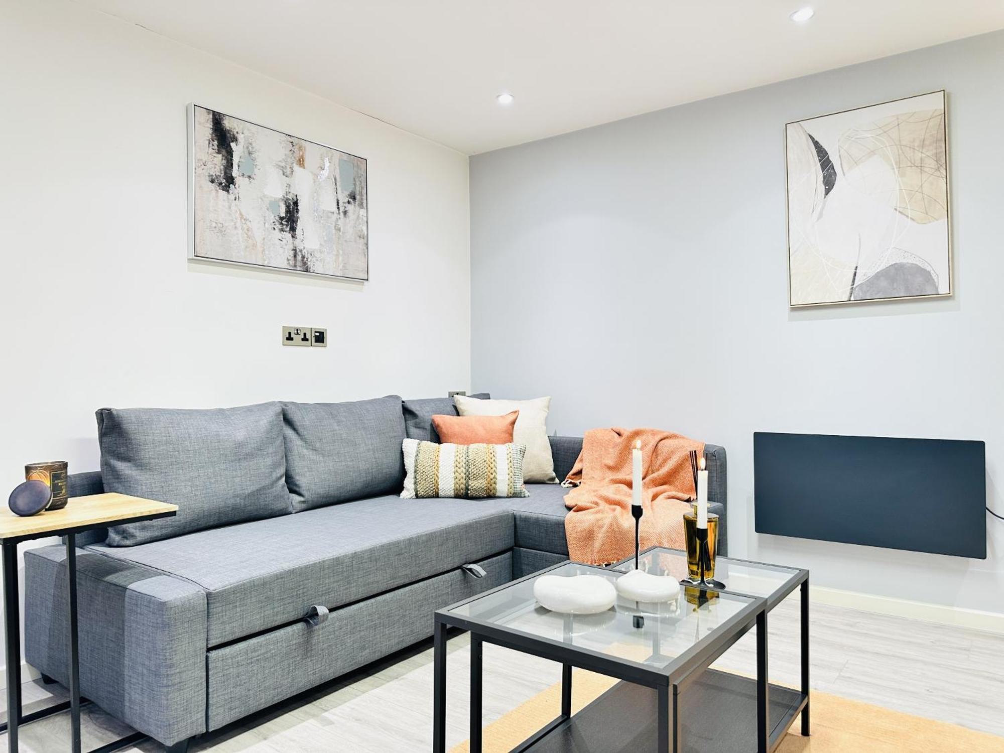 Goldersgreen Apartments By Sleepy London Rum bild