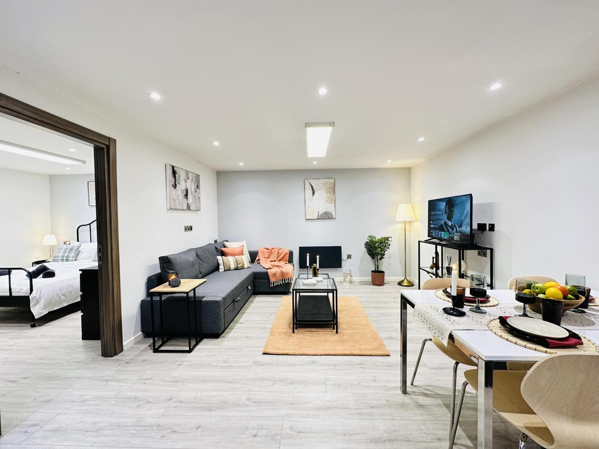 Goldersgreen Apartments By Sleepy London Rum bild