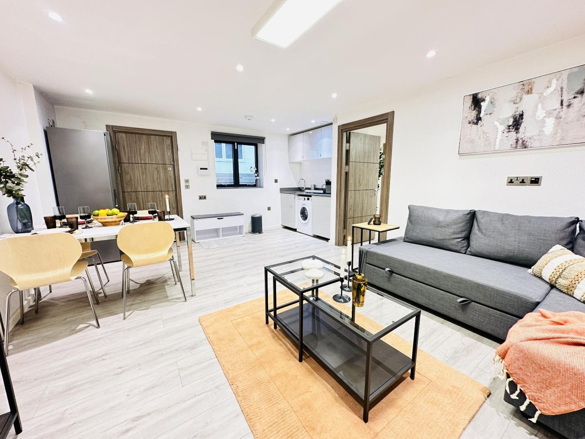 Goldersgreen Apartments By Sleepy London Rum bild